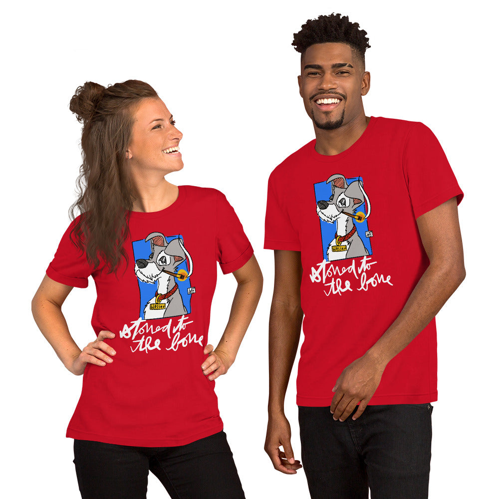 Stoned to the Bone - Lebo Short Sleeve Unisex T-Shirt
